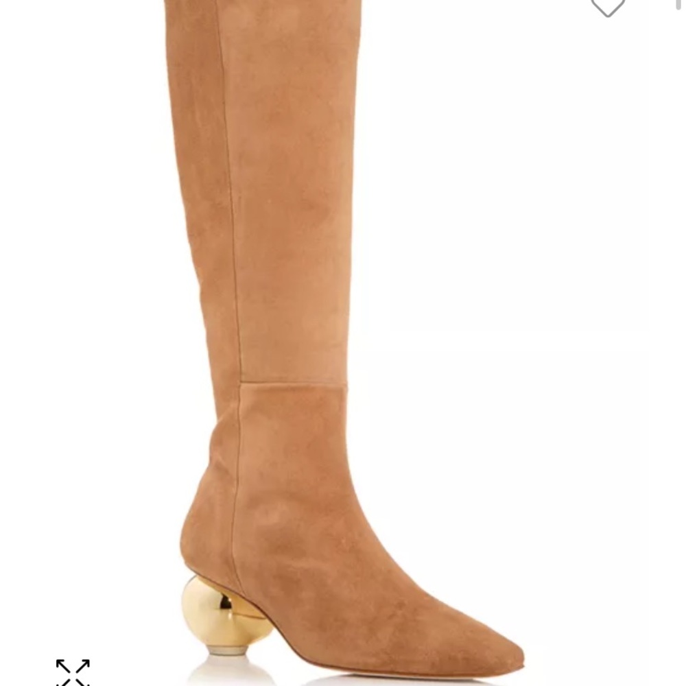 Cult Gaia sculpted heel boots. 7